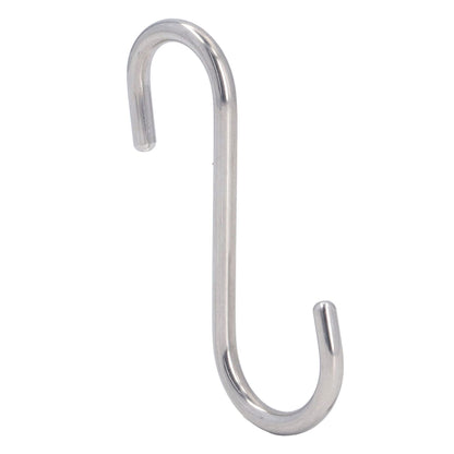 8PCS S Hook Rustproof Stainless Steel S Hooks Heavy Duty Simple Style Overstriking Portable S Kitchen Hook V1294-YM0523-3117220069311