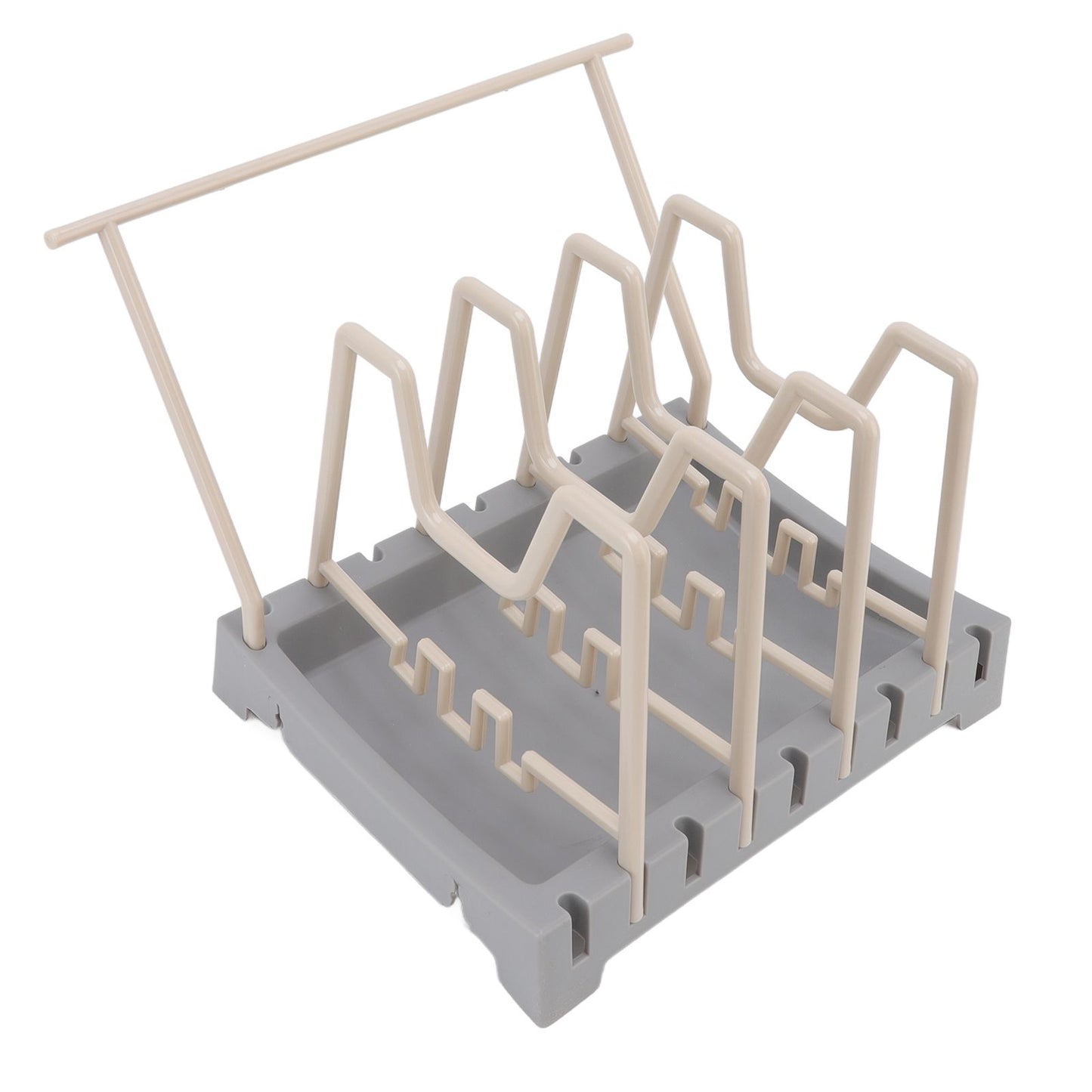 Pot Lid Holder Durable PP Space Saving Stable Nonslip Base Wide Application Cutting Board Organizer Type B V1294-YM0523-3117220069612