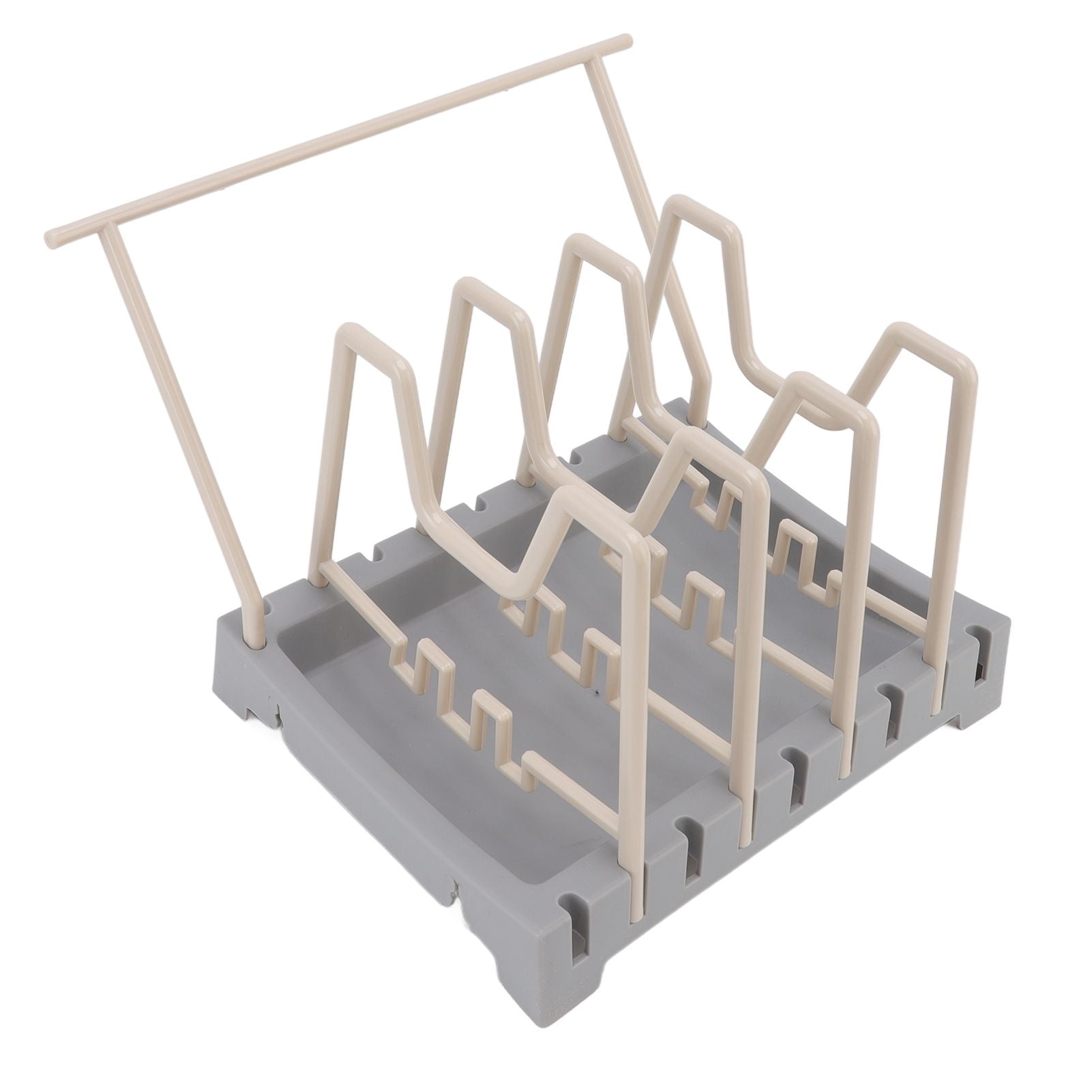 Pot Lid Holder Durable PP Space Saving Stable Nonslip Base Wide Application Cutting Board Organizer Type B V1294-YM0523-3117220069612