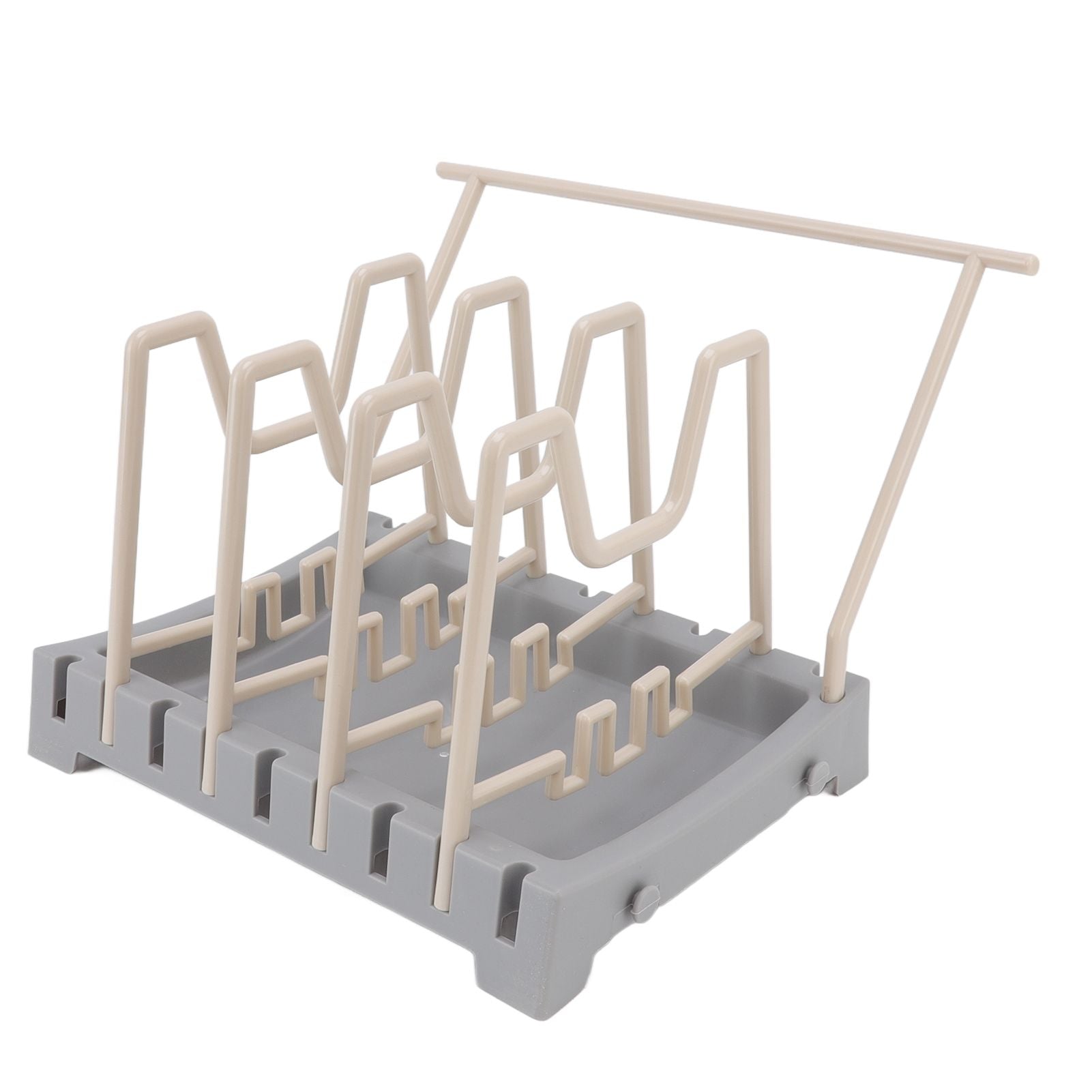 Pot Lid Holder Durable PP Space Saving Stable Nonslip Base Wide Application Cutting Board Organizer Type B V1294-YM0523-3117220069612