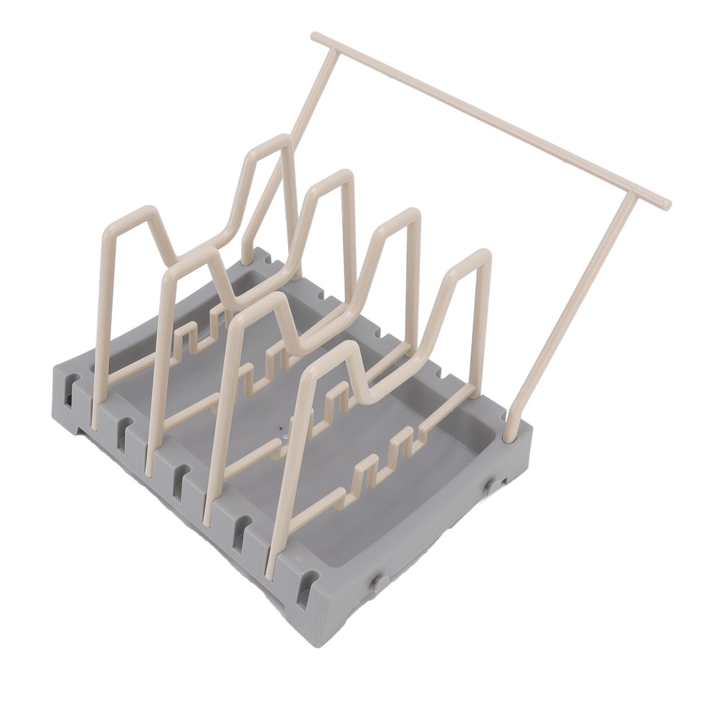 Pot Lid Holder Durable PP Space Saving Stable Nonslip Base Wide Application Cutting Board Organizer Type B V1294-YM0523-3117220069612