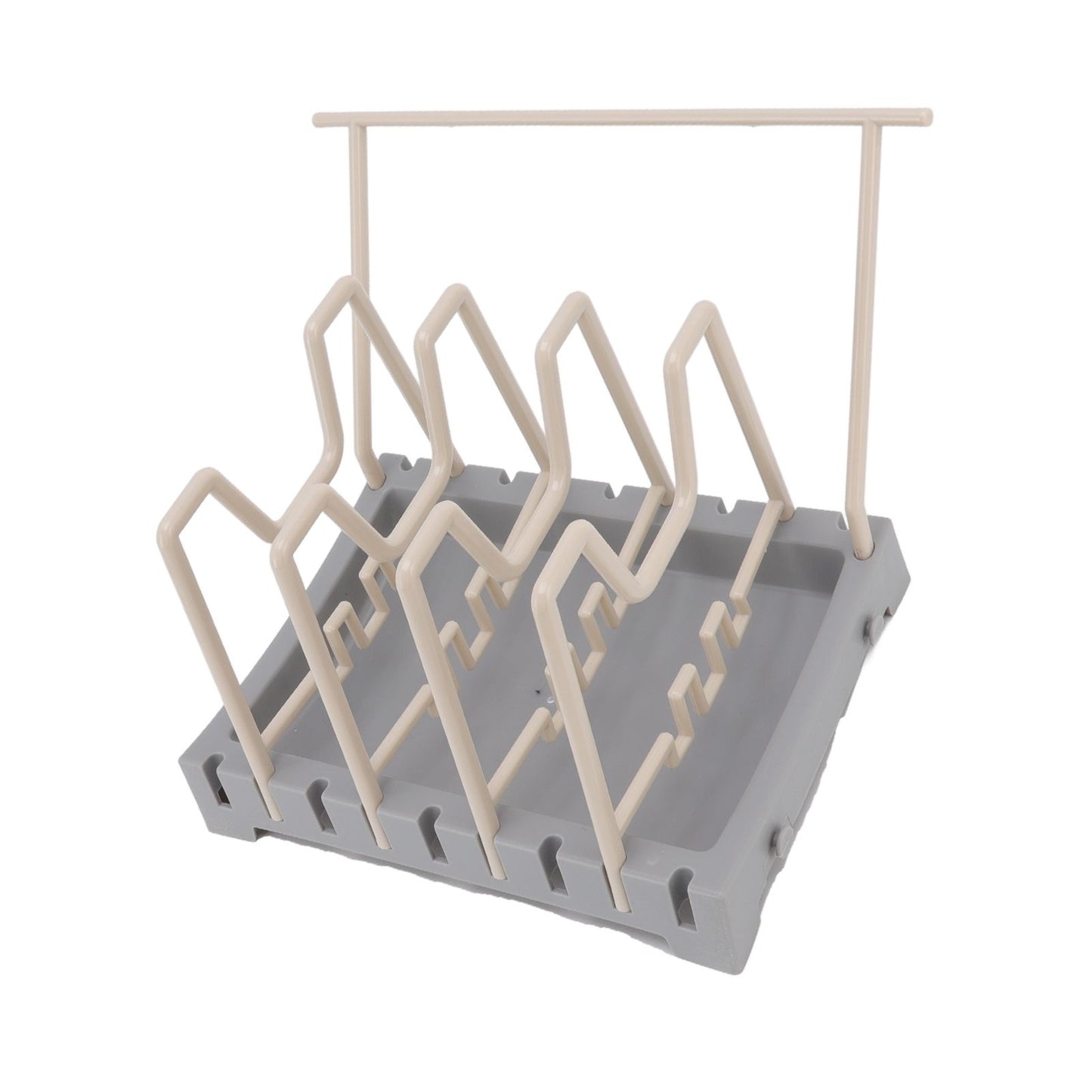 Pot Lid Holder Durable PP Space Saving Stable Nonslip Base Wide Application Cutting Board Organizer Type B V1294-YM0523-3117220069612