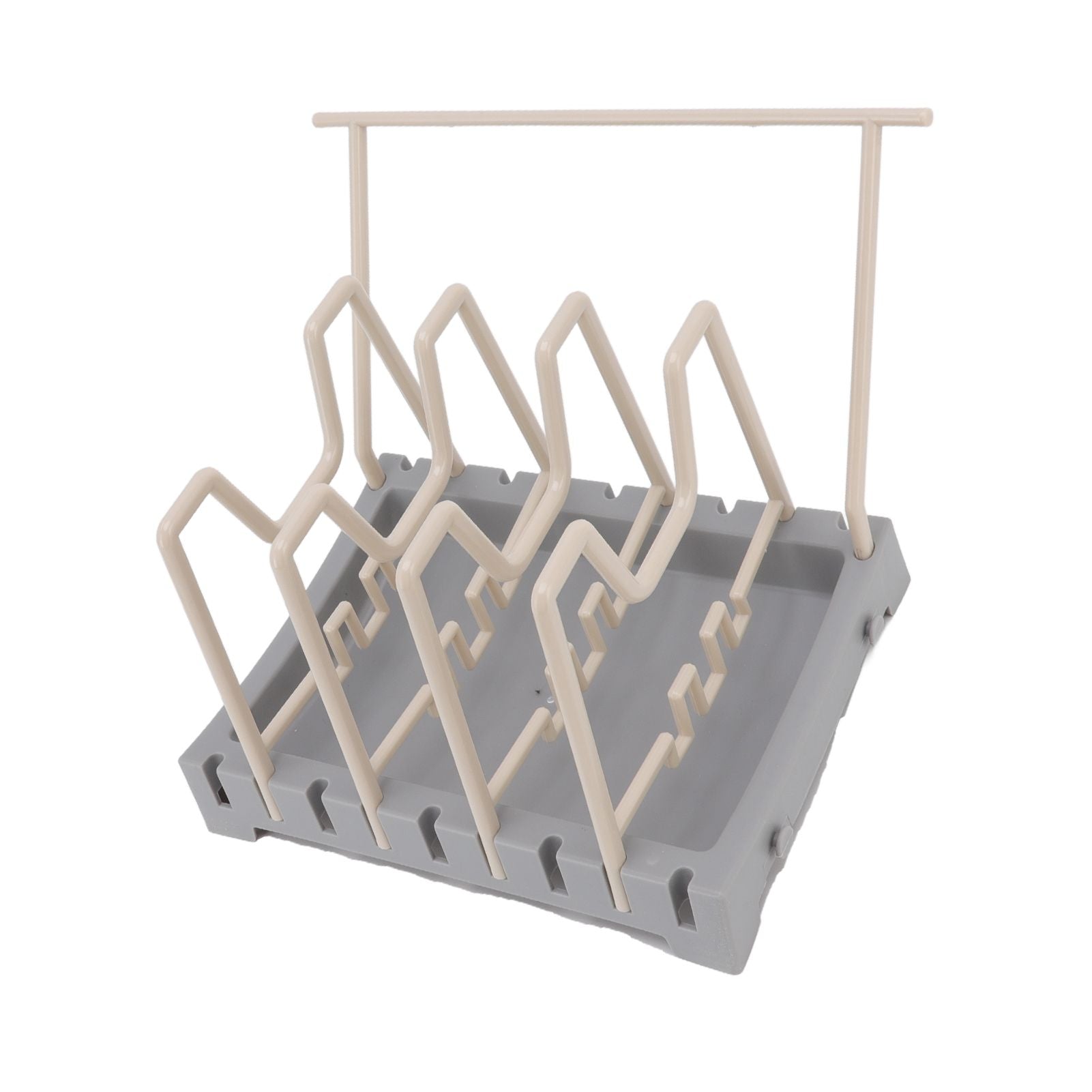 Pot Lid Holder Durable PP Space Saving Stable Nonslip Base Wide Application Cutting Board Organizer Type B V1294-YM0523-3117220069612