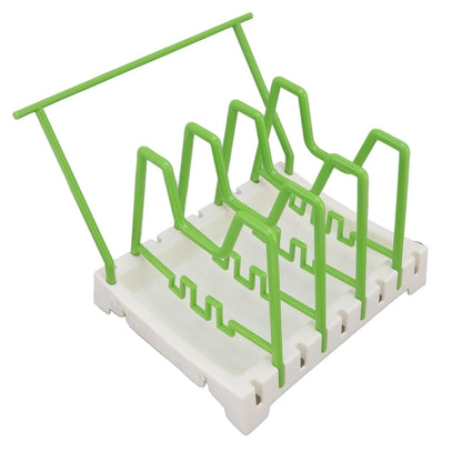 Pot Lid Holder Durable PP Space Saving Stable Nonslip Base Wide Application Cutting Board Organizer Type C V1294-YM0523-3117220069613