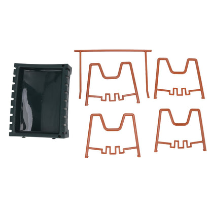 Pot Lid Holder Durable PP Space Saving Stable Nonslip Base Wide Application Cutting Board Organizer Type D V1294-YM0523-3117220069614