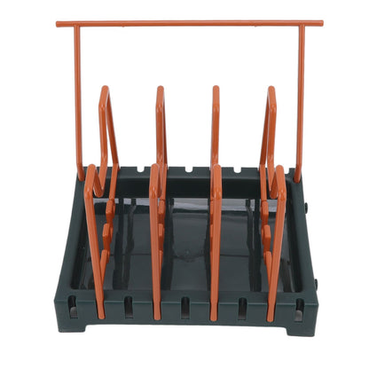Pot Lid Holder Durable PP Space Saving Stable Nonslip Base Wide Application Cutting Board Organizer Type D V1294-YM0523-3117220069614