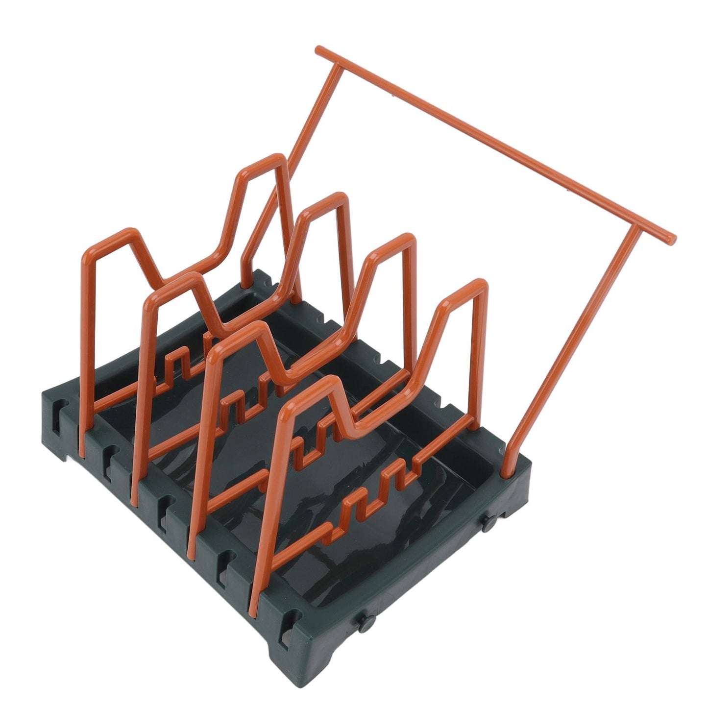 Pot Lid Holder Durable PP Space Saving Stable Nonslip Base Wide Application Cutting Board Organizer Type D V1294-YM0523-3117220069614
