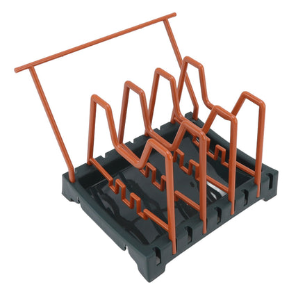 Pot Lid Holder Durable PP Space Saving Stable Nonslip Base Wide Application Cutting Board Organizer Type D V1294-YM0523-3117220069614