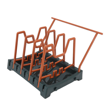 Pot Lid Holder Durable PP Space Saving Stable Nonslip Base Wide Application Cutting Board Organizer Type D V1294-YM0523-3117220069614
