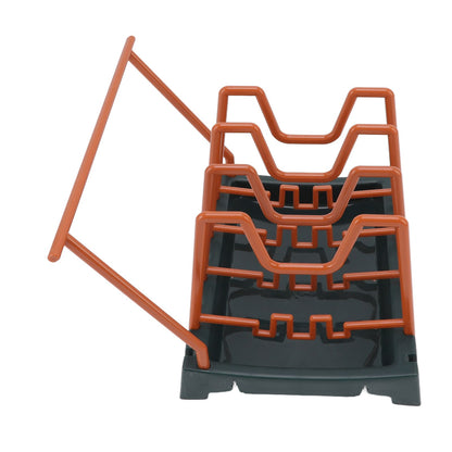 Pot Lid Holder Durable PP Space Saving Stable Nonslip Base Wide Application Cutting Board Organizer Type D V1294-YM0523-3117220069614