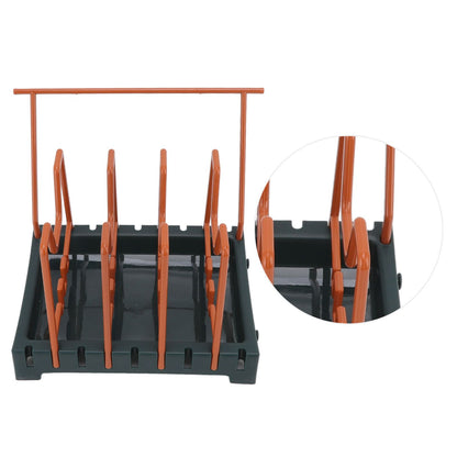 Pot Lid Holder Durable PP Space Saving Stable Nonslip Base Wide Application Cutting Board Organizer Type D V1294-YM0523-3117220069614