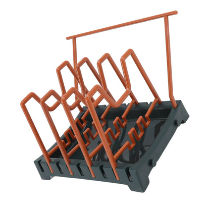 Pot Lid Holder Durable PP Space Saving Stable Nonslip Base Wide Application Cutting Board Organizer Type D V1294-YM0523-3117220069614
