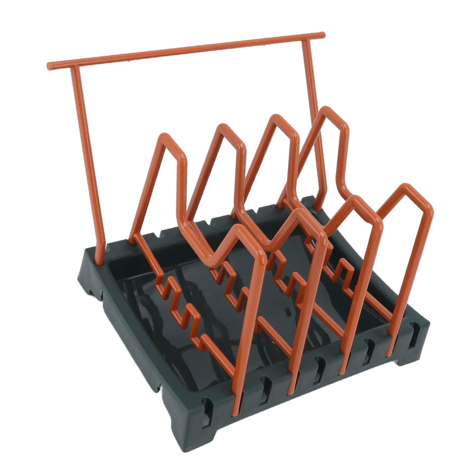 Pot Lid Holder Durable PP Space Saving Stable Nonslip Base Wide Application Cutting Board Organizer Type D V1294-YM0523-3117220069614