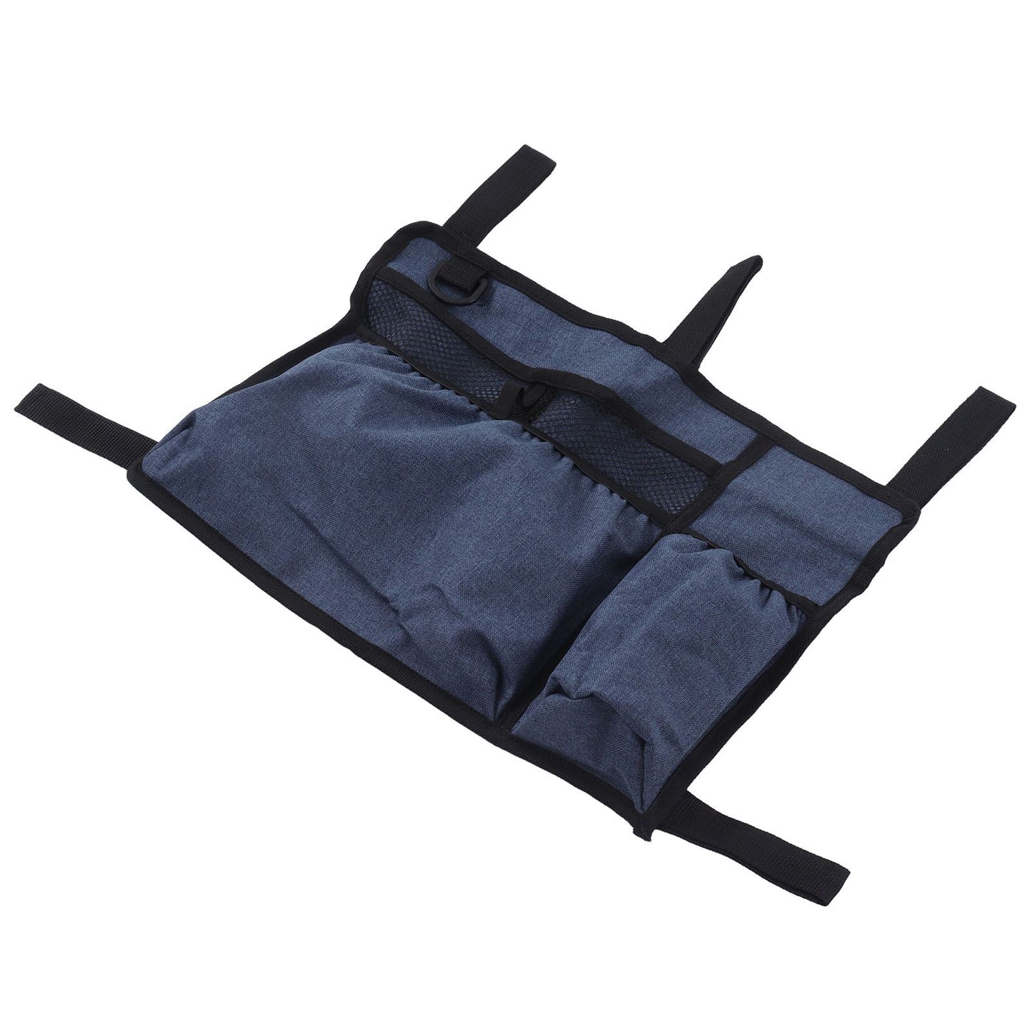 Multi Pocket Oxford Cloth Walker Storage Bag Wheelchair Side Hanging Storage Bag Walker Basket Bag Blue V1294-YM0523-3117220070511