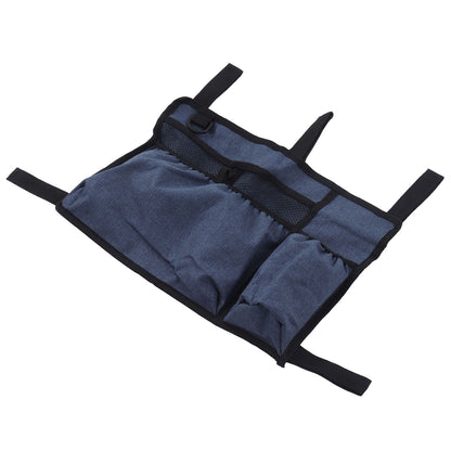 Multi Pocket Oxford Cloth Walker Storage Bag Wheelchair Side Hanging Storage Bag Walker Basket Bag Blue V1294-YM0523-3117220070511
