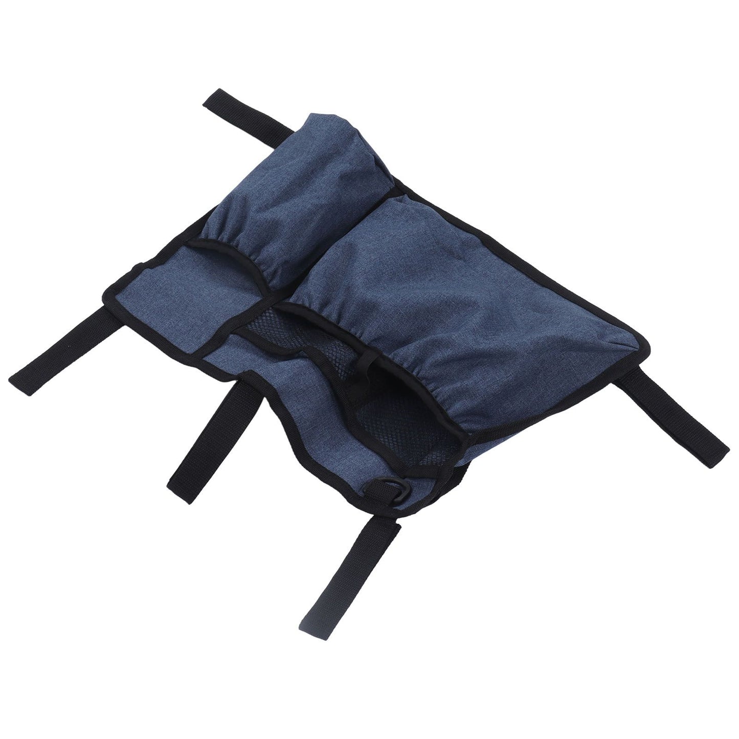 Multi Pocket Oxford Cloth Walker Storage Bag Wheelchair Side Hanging Storage Bag Walker Basket Bag Blue V1294-YM0523-3117220070511