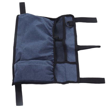 Multi Pocket Oxford Cloth Walker Storage Bag Wheelchair Side Hanging Storage Bag Walker Basket Bag Blue V1294-YM0523-3117220070511