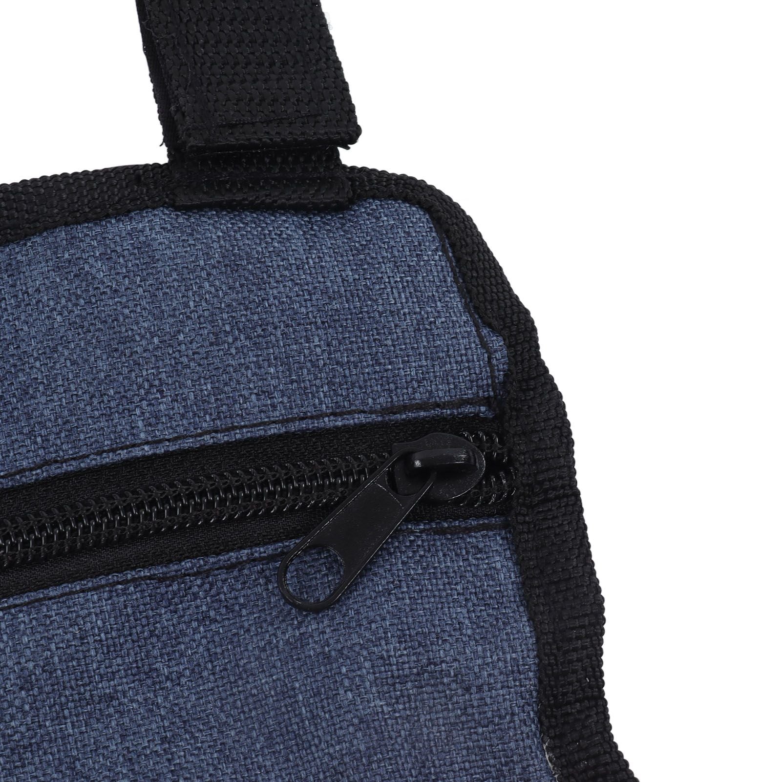 Multi Pocket Oxford Cloth Walker Storage Bag Wheelchair Side Hanging Storage Bag Walker Basket Bag Blue V1294-YM0523-3117220070511