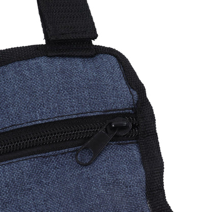 Multi Pocket Oxford Cloth Walker Storage Bag Wheelchair Side Hanging Storage Bag Walker Basket Bag Blue V1294-YM0523-3117220070511