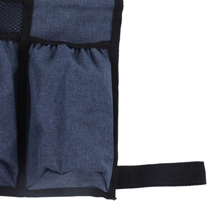 Multi Pocket Oxford Cloth Walker Storage Bag Wheelchair Side Hanging Storage Bag Walker Basket Bag Blue V1294-YM0523-3117220070511