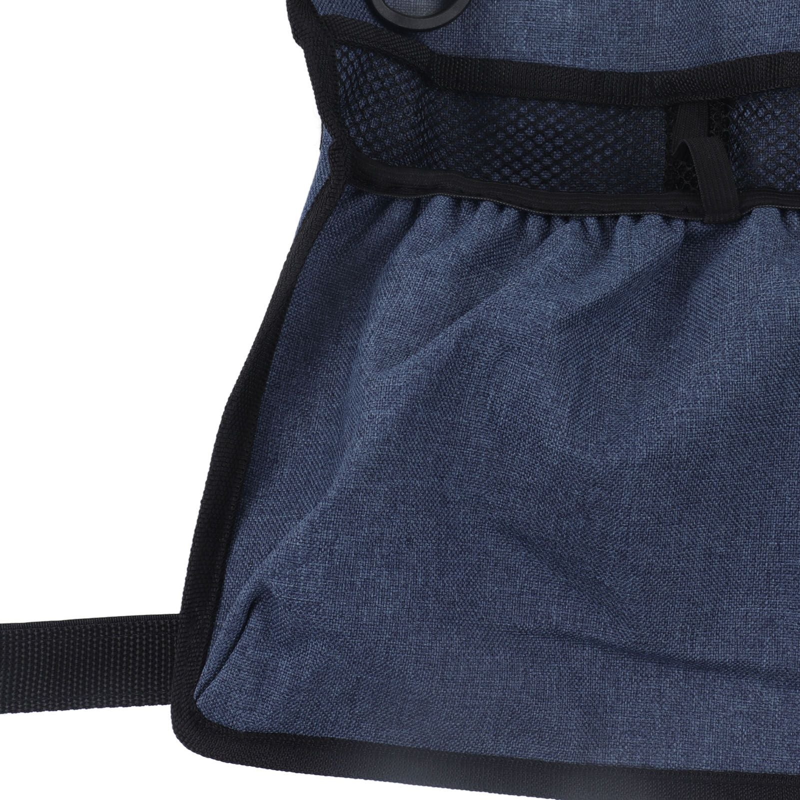 Multi Pocket Oxford Cloth Walker Storage Bag Wheelchair Side Hanging Storage Bag Walker Basket Bag Blue V1294-YM0523-3117220070511