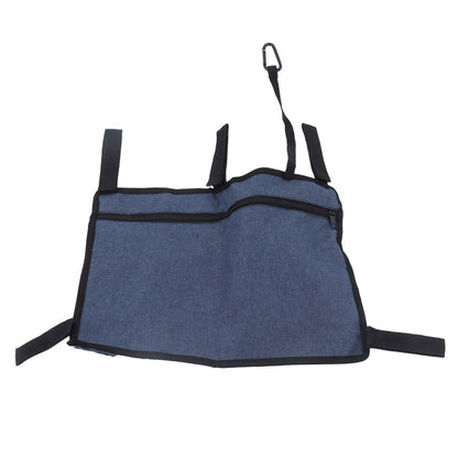 Multi Pocket Oxford Cloth Walker Storage Bag Wheelchair Side Hanging Storage Bag Walker Basket Bag Blue V1294-YM0523-3117220070511
