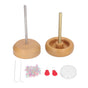 Bead Spinner Manual Rotatable Fast Wooden DIY Bead Making Device for Jewelry Crafts V1294-YM0523-3117220071611