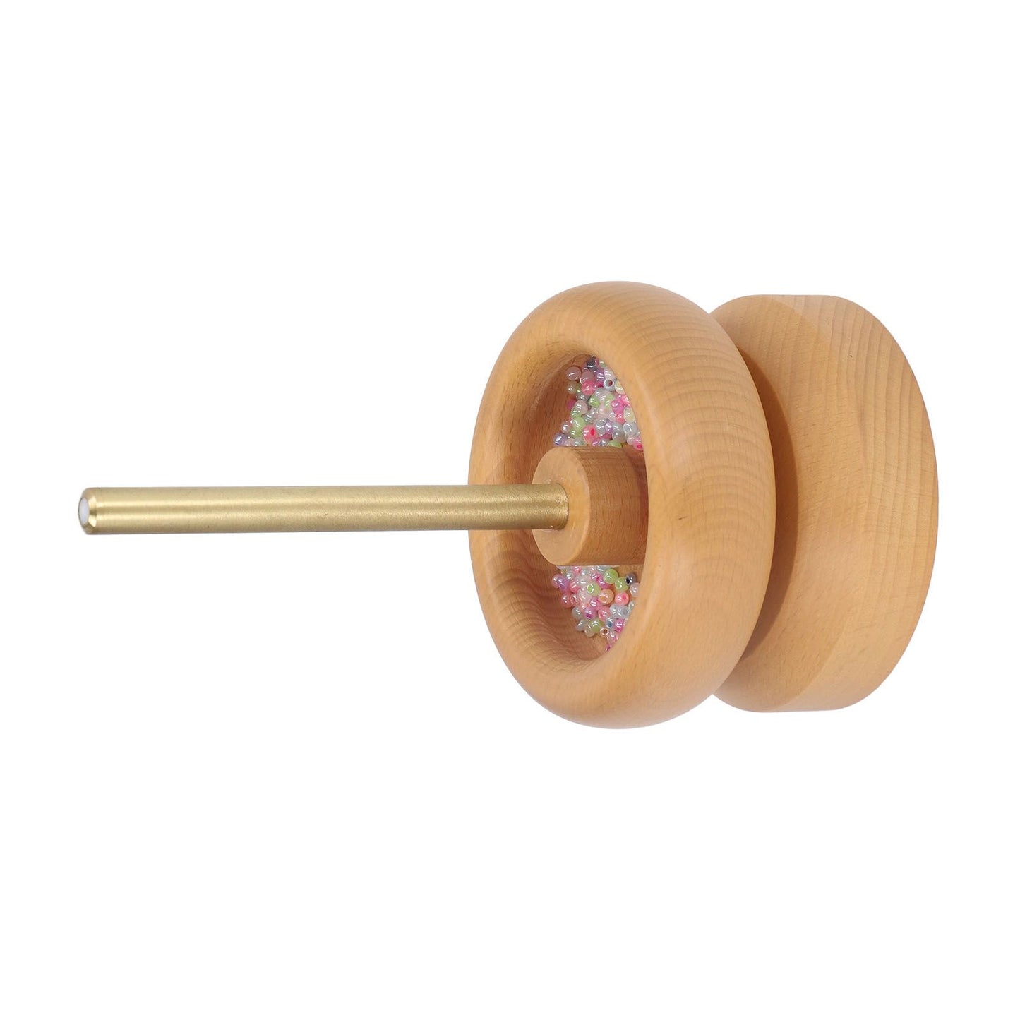 Bead Spinner Manual Rotatable Fast Wooden DIY Bead Making Device for Jewelry Crafts V1294-YM0523-3117220071611