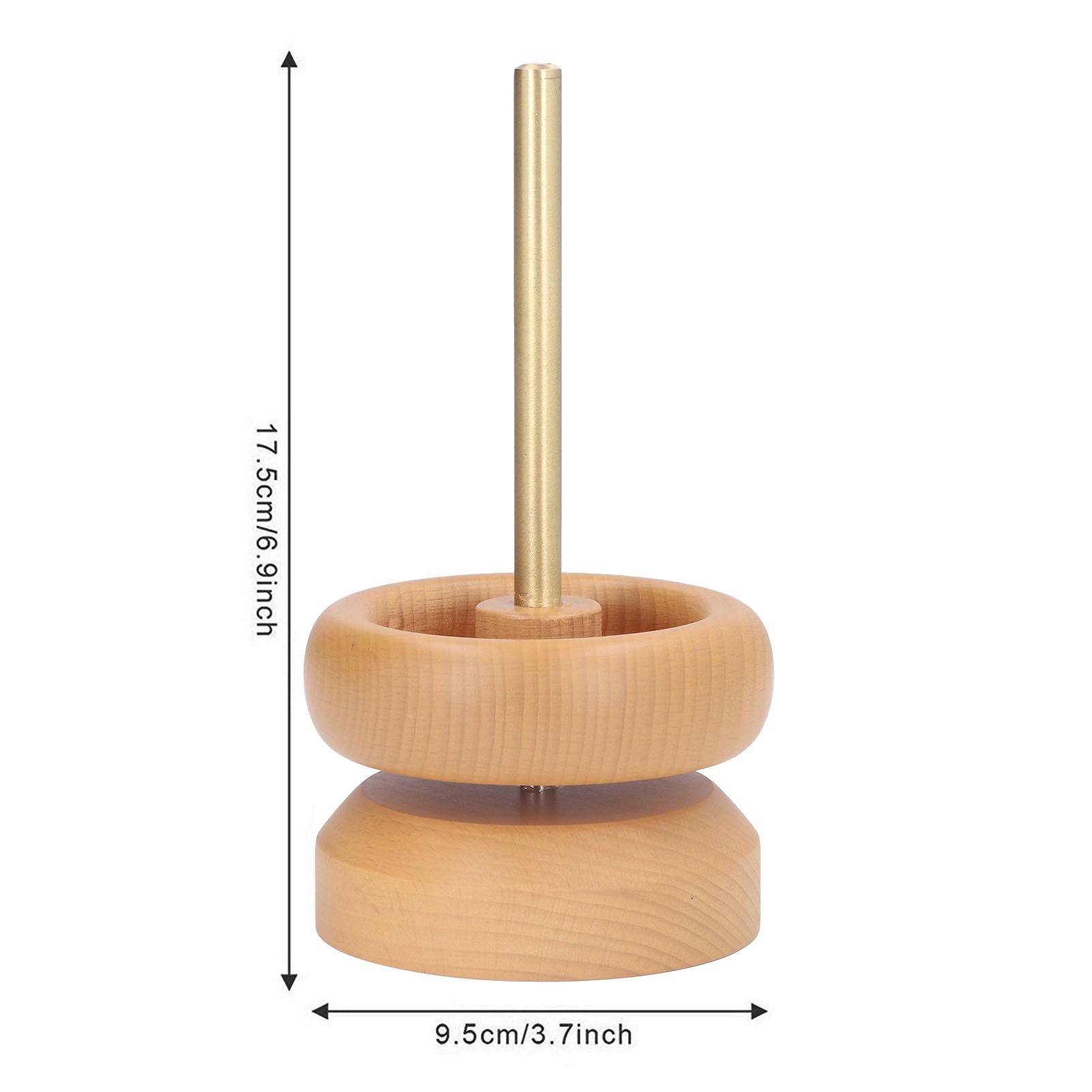 Bead Spinner Manual Rotatable Fast Wooden DIY Bead Making Device for Jewelry Crafts V1294-YM0523-3117220071611