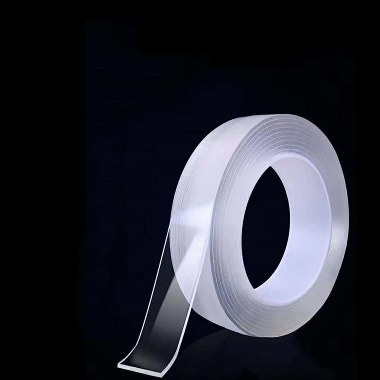 Adhesive Wall Mounting Strip Double Sided Tape Resuable Clear Removable Adhesive Strip 2m/78.7in V1294-YM0523-3117220071912