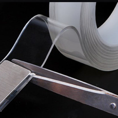 Adhesive Wall Mounting Strip Double Sided Tape Resuable Clear Removable Adhesive Strip 5m/196.8in V1294-YM0523-3117220071914