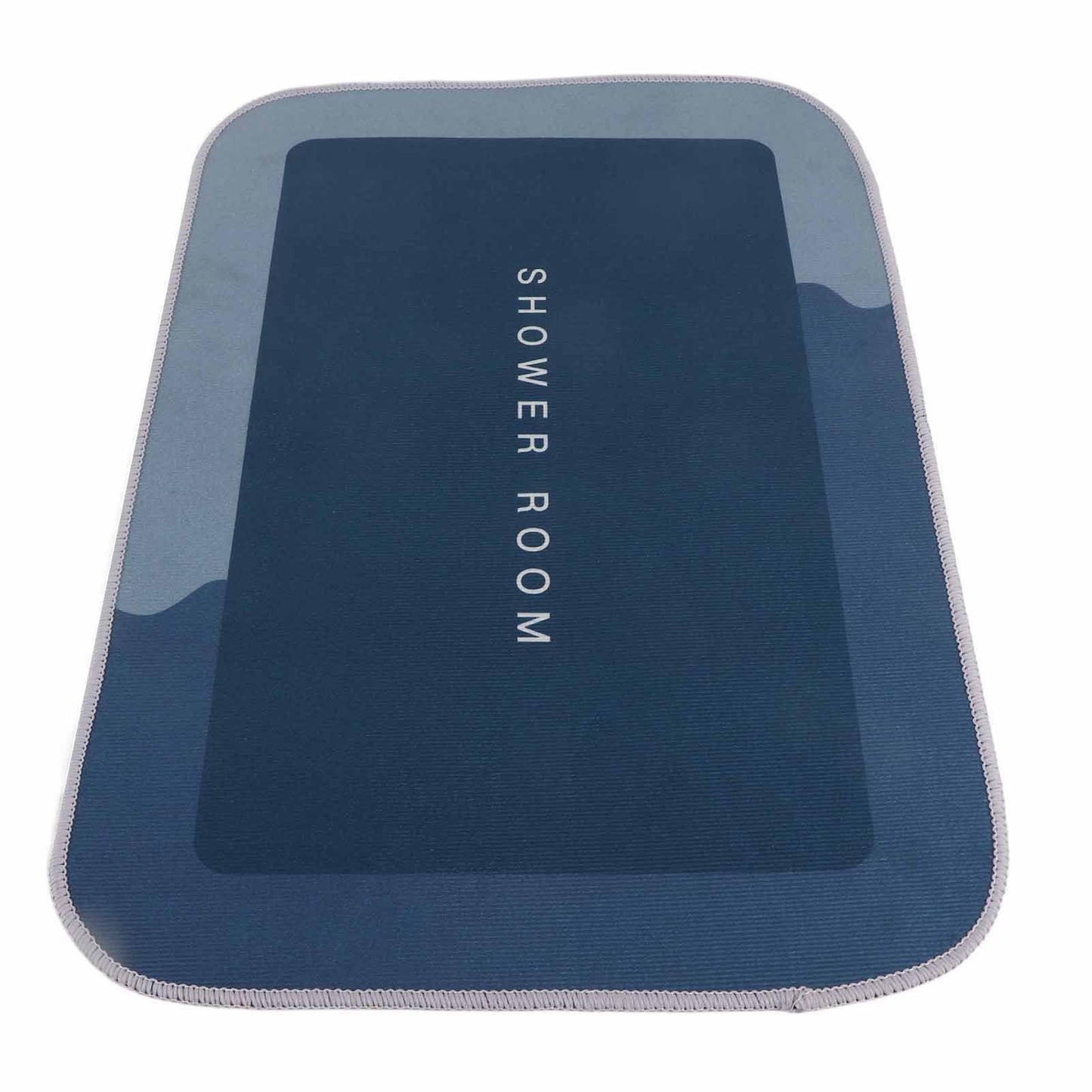 Bathroom Mat Modern Absorbent Quick Dry Bathroom Rug Entrance Door Antislip Mat Dark Blue Square V1294-YM0523-3117220073112