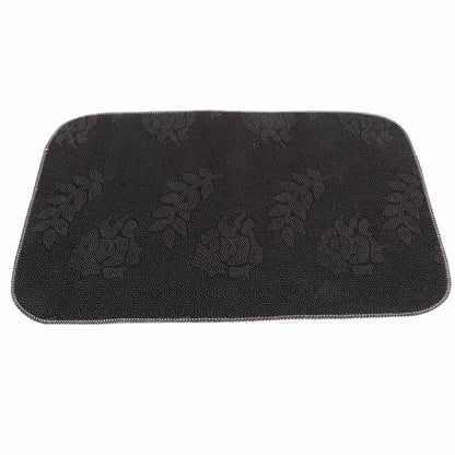 Bathroom Mat Modern Absorbent Quick Dry Bathroom Rug Entrance Door Antislip Mat Dark Blue Square V1294-YM0523-3117220073112