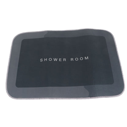 Bathroom Mat Modern Absorbent Quick Dry Bathroom Rug Entrance Door Antislip Mat dark Grey Square V1294-YM0523-3117220073114