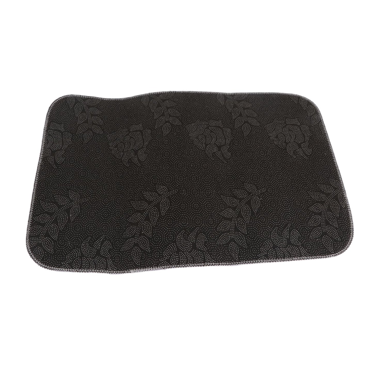 Bathroom Mat Modern Absorbent Quick Dry Bathroom Rug Entrance Door Antislip Mat dark Grey Square V1294-YM0523-3117220073114