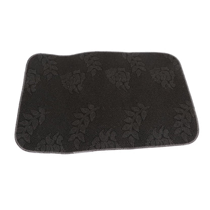 Bathroom Mat Modern Absorbent Quick Dry Bathroom Rug Entrance Door Antislip Mat dark Grey Square V1294-YM0523-3117220073114