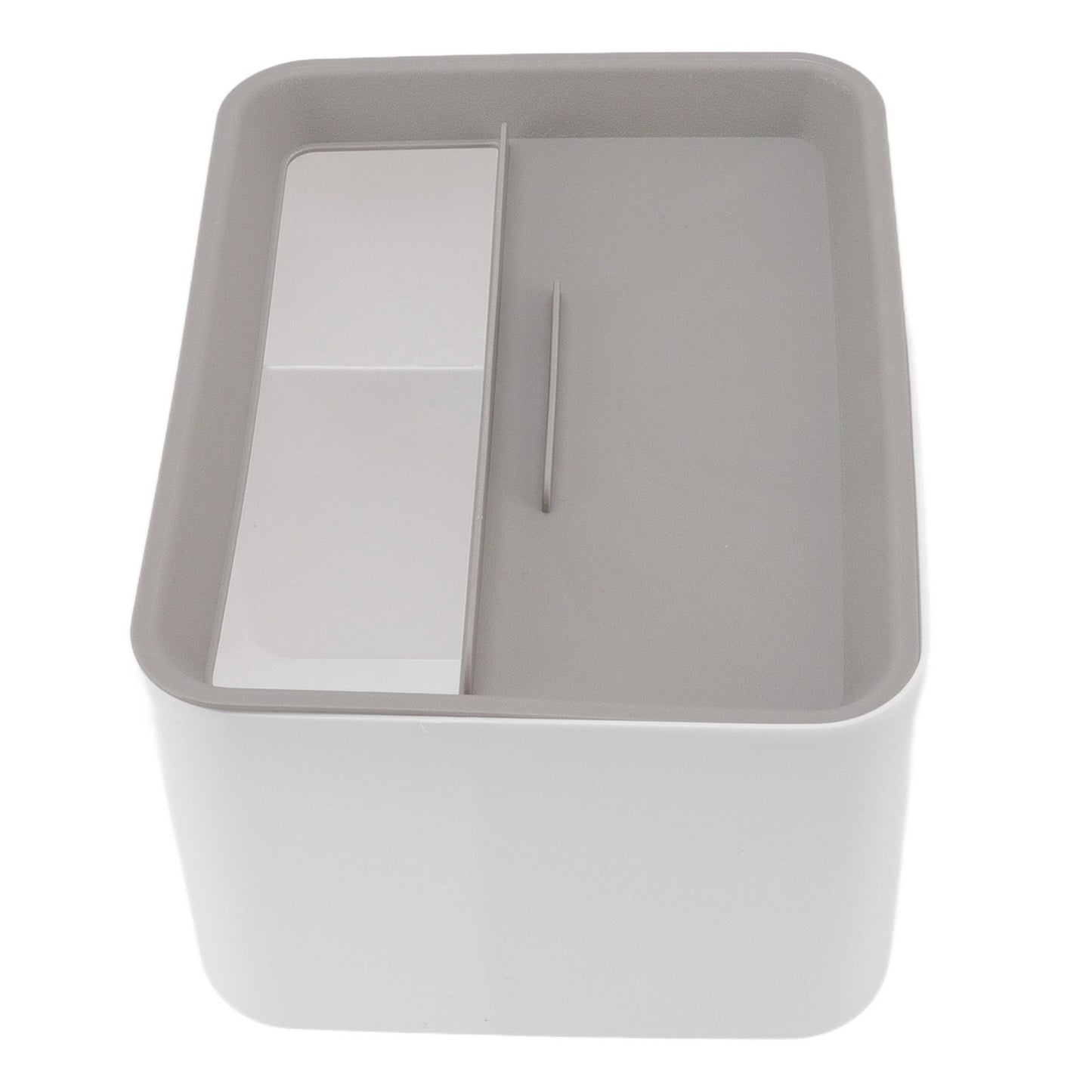Tissue Box Cover Rectangular Plastic Remote Control Stationery Storage Napkin Box Holder for Office Living V1294-YM0523-3117220077911