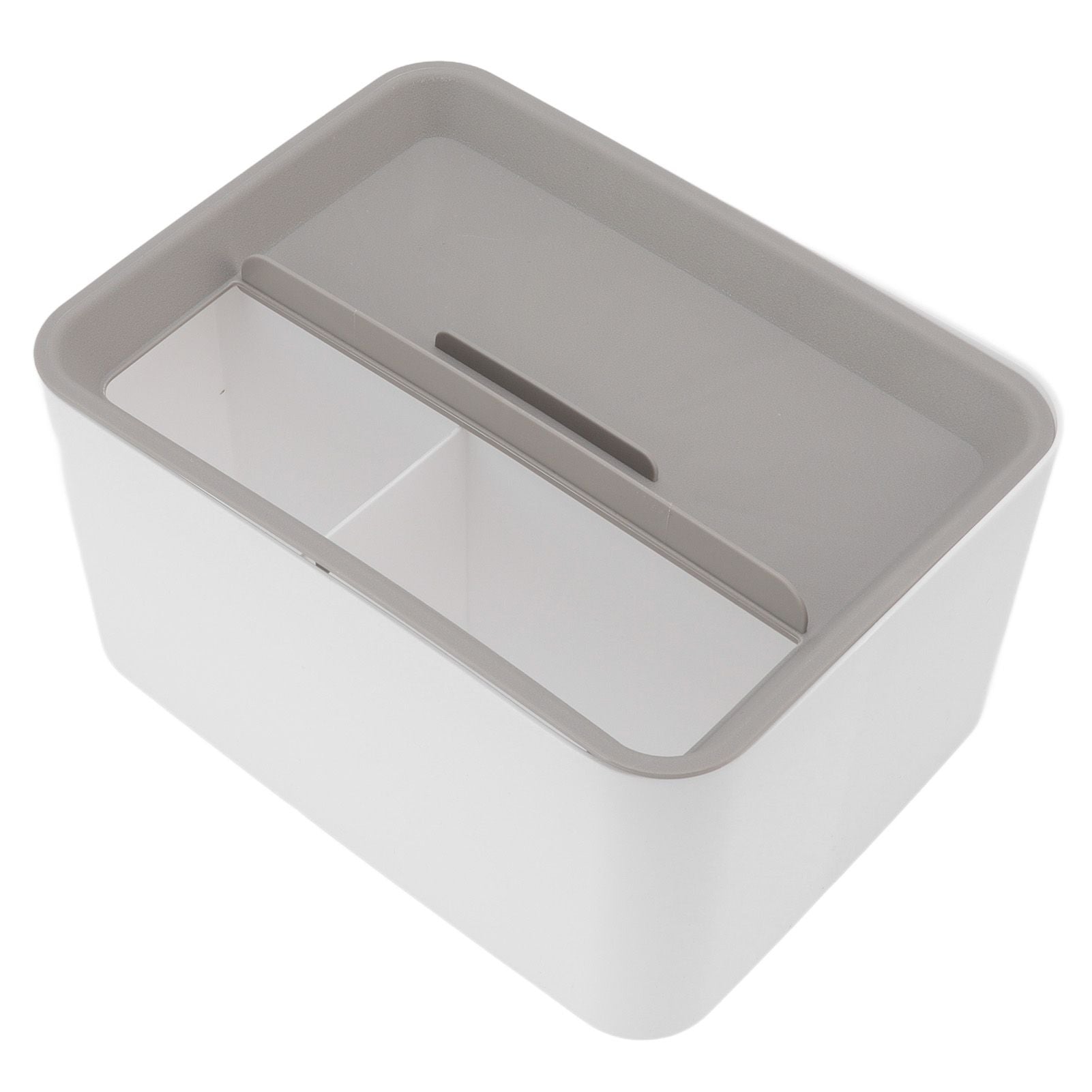 Tissue Box Cover Rectangular Plastic Remote Control Stationery Storage Napkin Box Holder for Office Living V1294-YM0523-3117220077911