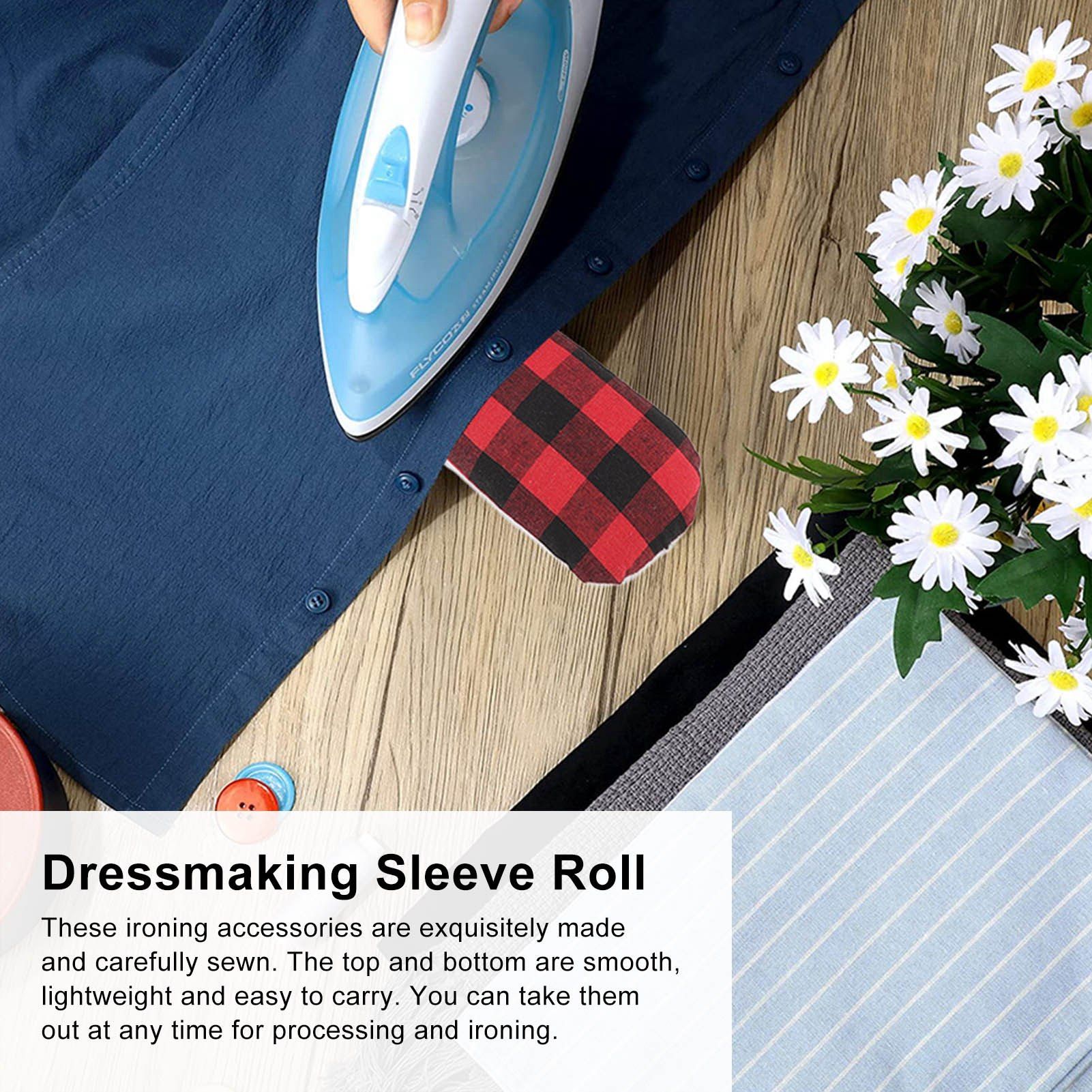 2pcs Tailor Ham Seam Roll Set Dressmaking Sleeve Roll Pressing Tool for Ironing Curved Seam Tailors V1294-YM0523-3117220078111