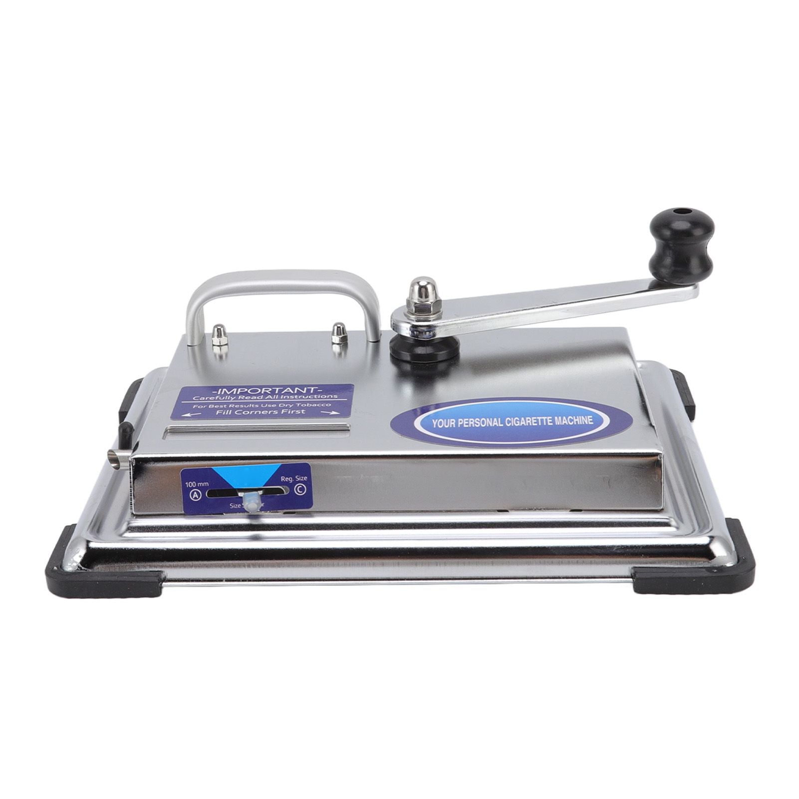 Hand Operated Cigarette Rolling Machine Manual Tobacco Injector Machine Household Small Metal Cigarette Maker V1294-YM0523-3117220078611