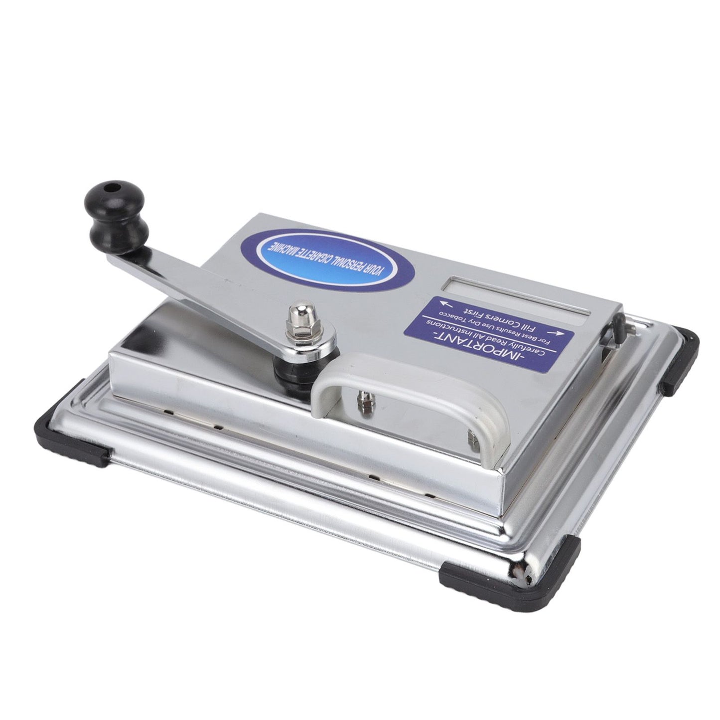 Hand Operated Cigarette Rolling Machine Manual Tobacco Injector Machine Household Small Metal Cigarette Maker V1294-YM0523-3117220078611