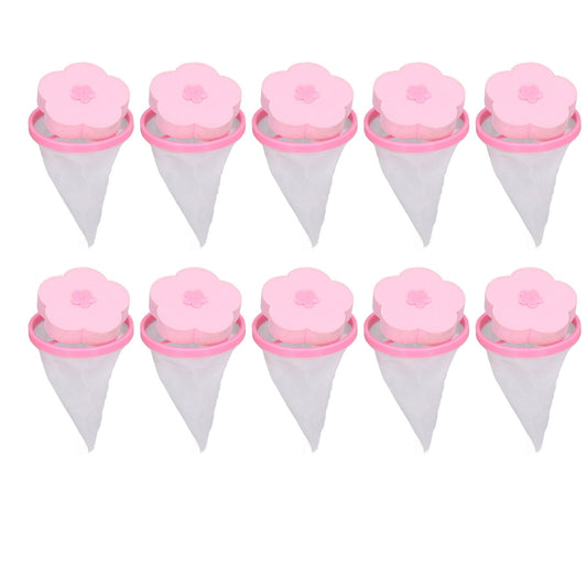 Washing Machine Filter Bag Floating Reusable Laundry Hair Mesh Remover for Pulsator Washer 10pcs Type A V1294-YM0523-3117220079411