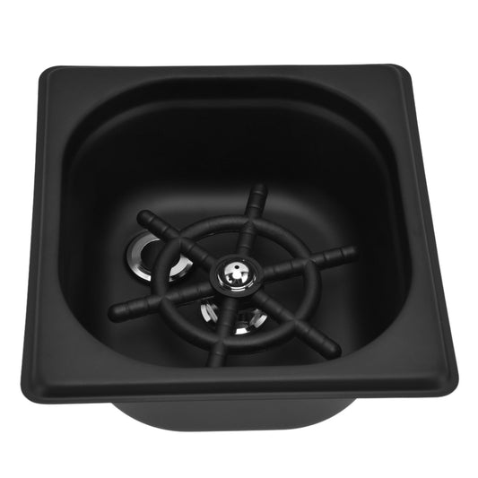 Glass Rinser Stainless Steel Automatic Cup Washer Cleaner for Bar Pub Restaurant Coffee Shop HotelBlack V1294-YM0523-3118210190512