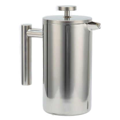 1000ML French Press Stainless Steel Coffee Pot Hand Brewed Coffee Tea Maker for Home V1294-YM0523-3118210239111