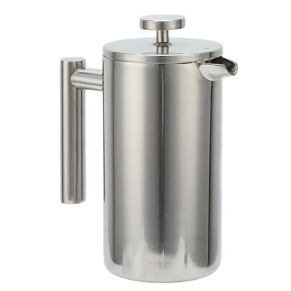 1000ML French Press Stainless Steel Coffee Pot Hand Brewed Coffee Tea Maker for Home V1294-YM0523-3118210239111