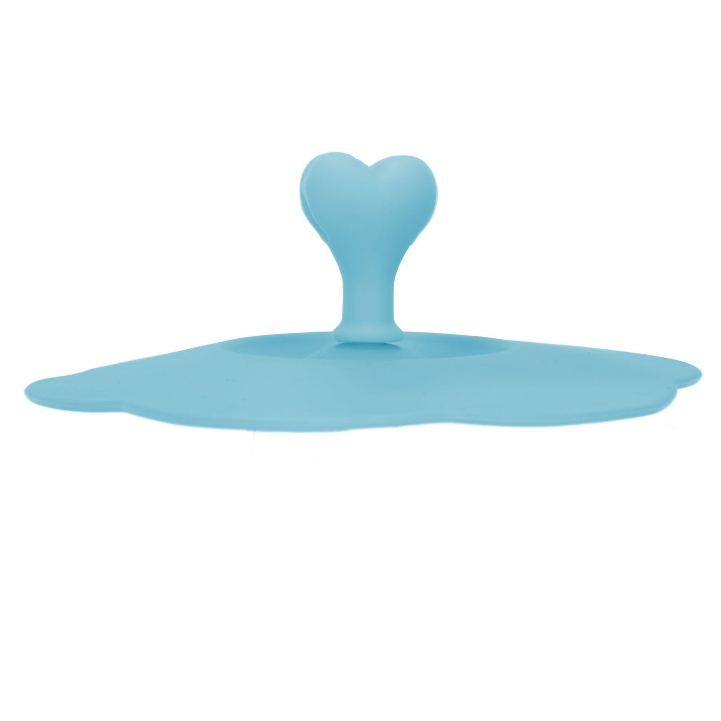Silicone Lid Dustproof Heat Resistant Hot and Cold Beverage Cup Lid for Kitchen HomeBlue V1294-YM0523-3118210244311