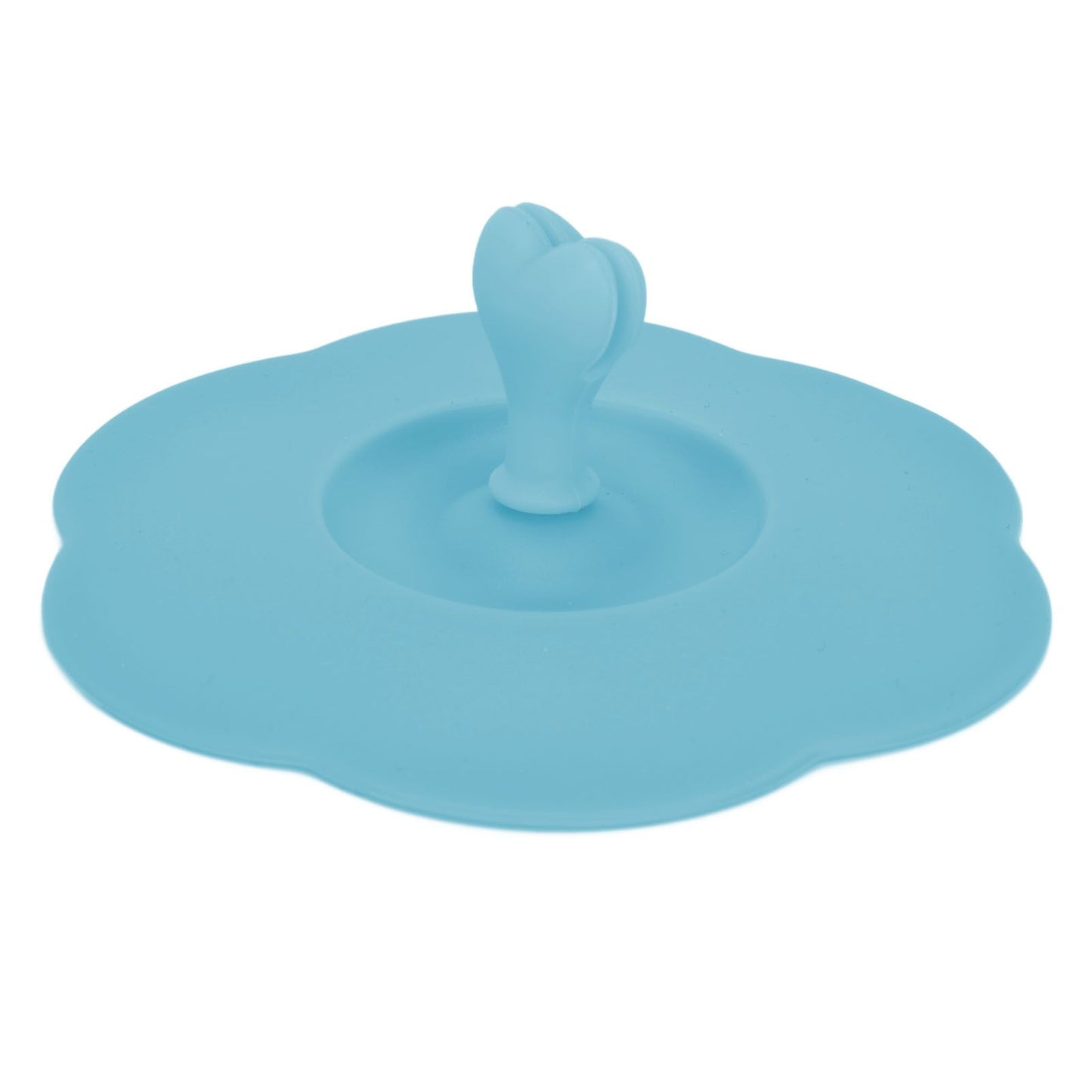 Silicone Lid Dustproof Heat Resistant Hot and Cold Beverage Cup Lid for Kitchen HomeBlue V1294-YM0523-3118210244311