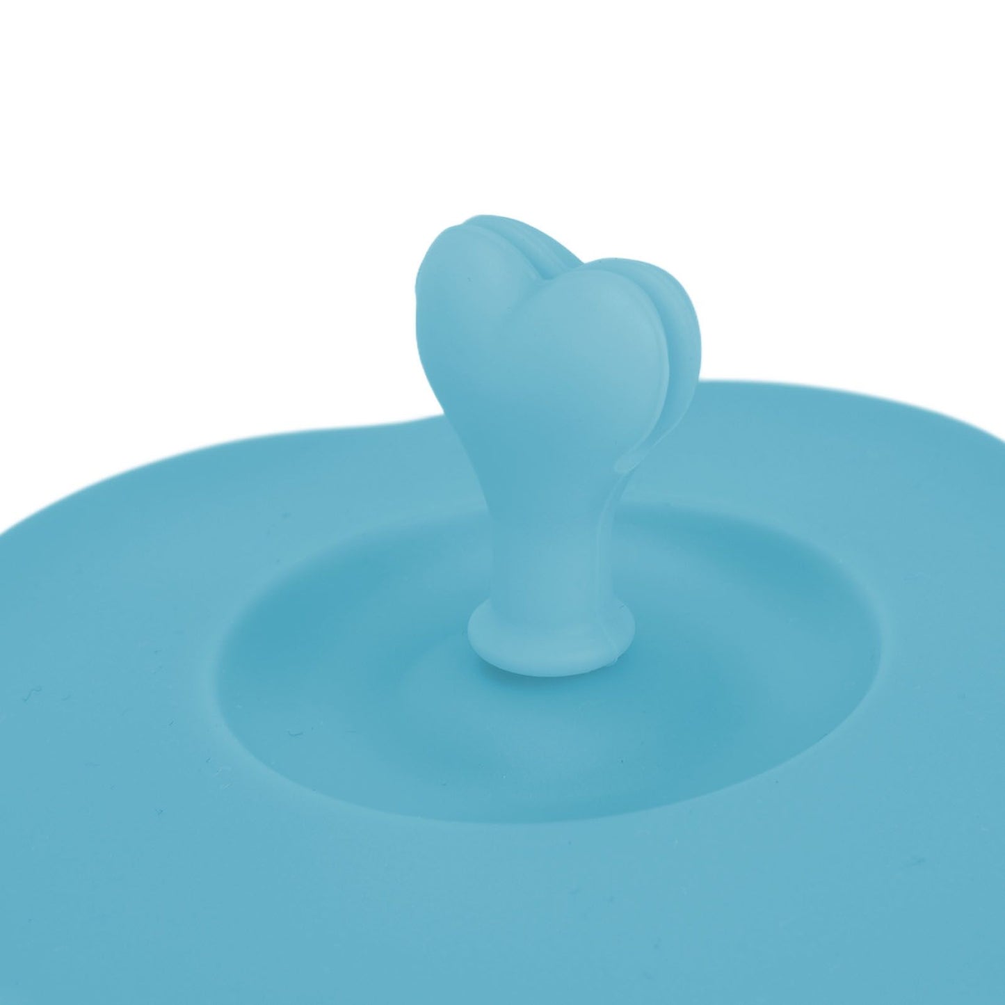 Silicone Lid Dustproof Heat Resistant Hot and Cold Beverage Cup Lid for Kitchen HomeBlue V1294-YM0523-3118210244311