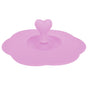 Silicone Lid Dustproof Heat Resistant Hot and Cold Beverage Cup Lid for Kitchen HomePink V1294-YM0523-3118210244312