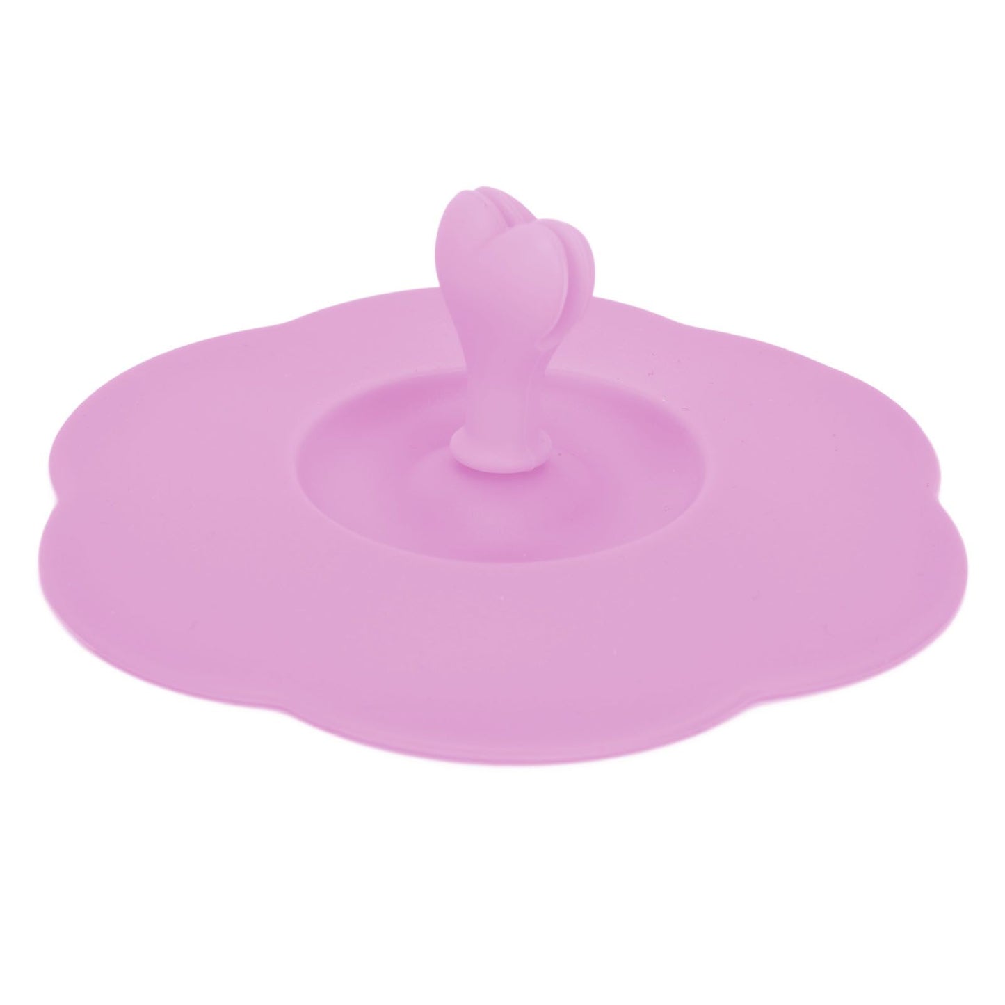 Silicone Lid Dustproof Heat Resistant Hot and Cold Beverage Cup Lid for Kitchen HomePink V1294-YM0523-3118210244312